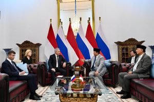 Menhan Sjafrie Dampingi Presiden Terima Sekretaris Dewan Keamanan Federasi Rusia di Istana Merdeka: Menjajaki Kerja Sama Strategis